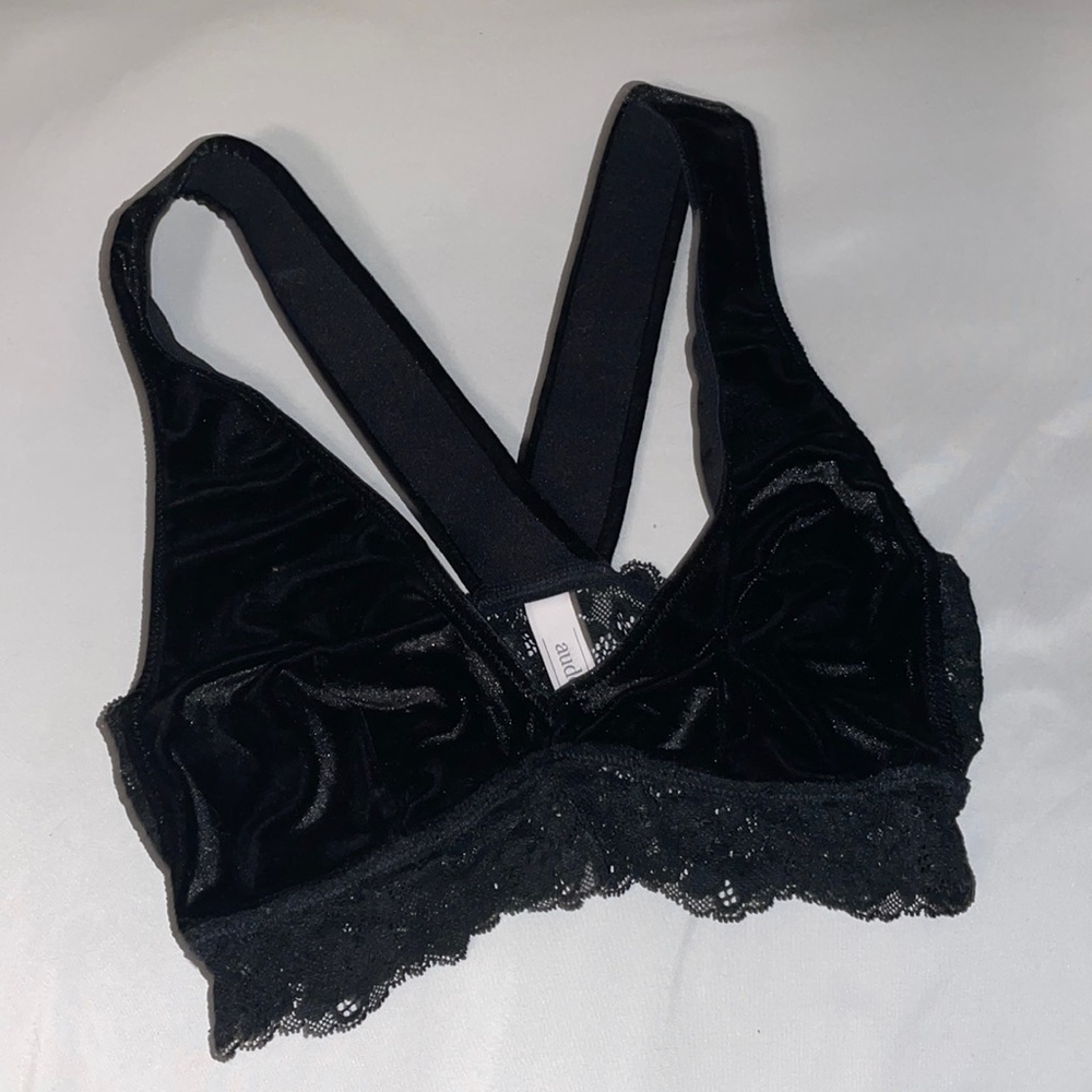 Lace and Velvet Bralette